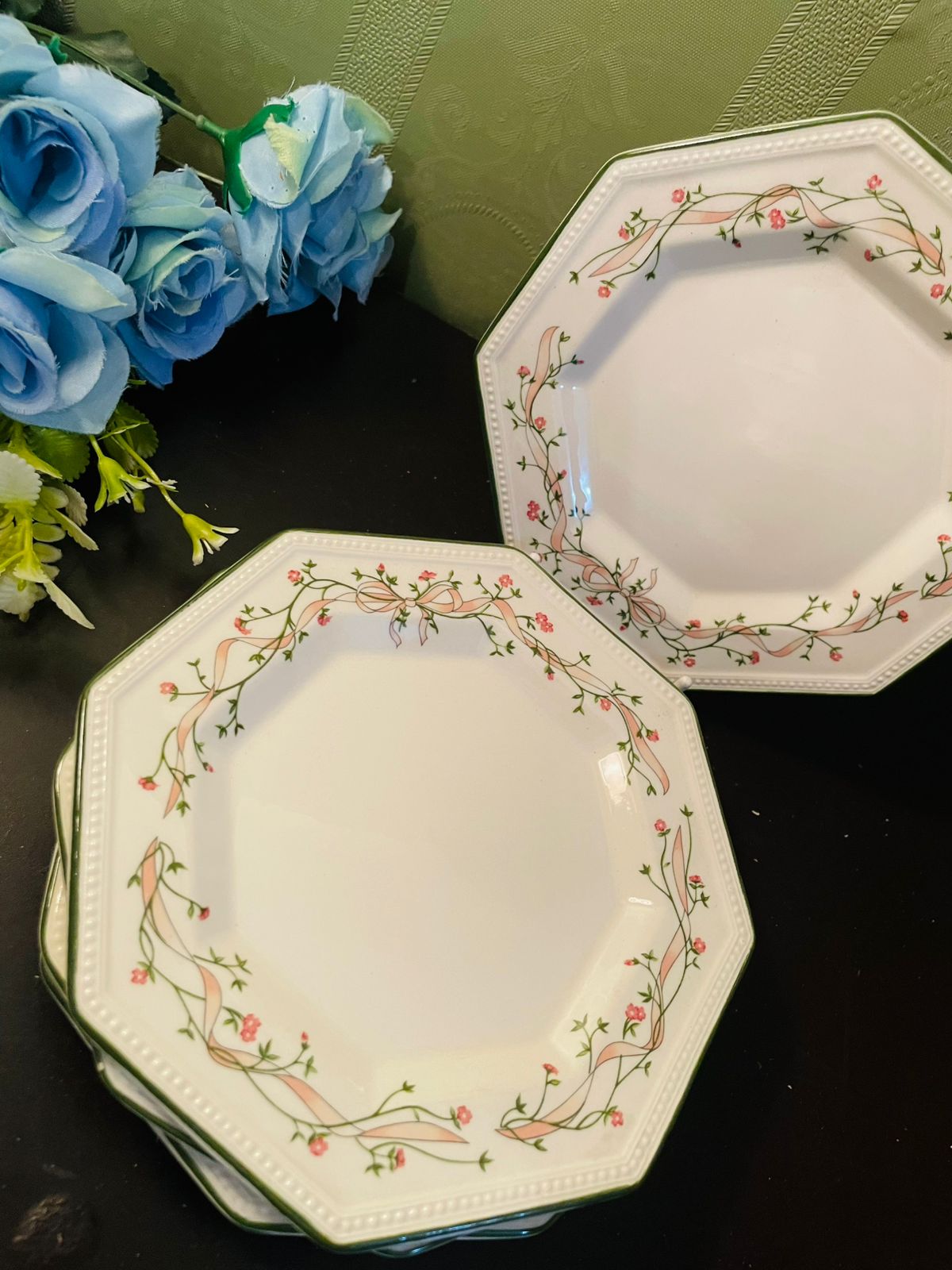 Johnson Brothers Eternal Beau Side Plates Set of 5 Vintage