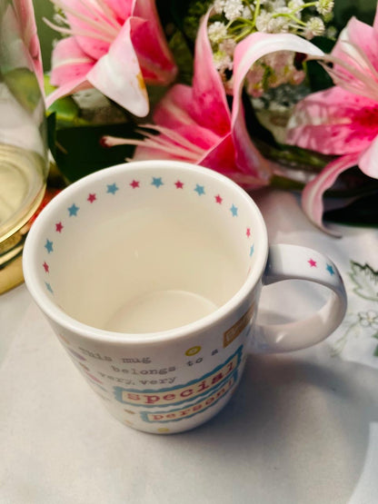 Boofle  Special Person Floral Decorative Mug 9 cm
