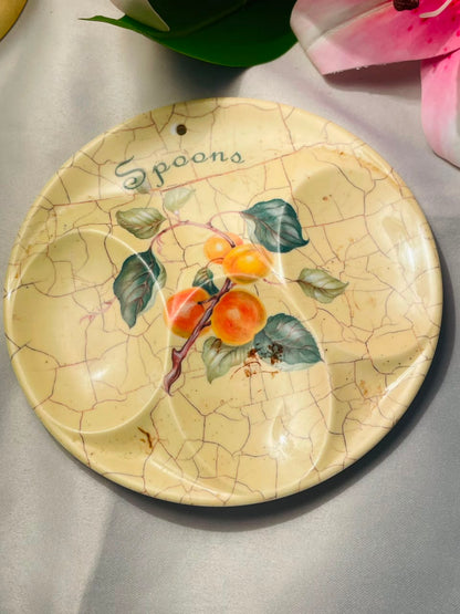 Cloverleaf Spoons Fruit Design Spoon Rest Approx. 15 cm