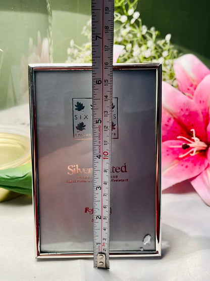 Silver-Plated Brass Photo Frame 16 cm
