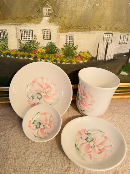 Rare Cacharel Anais Anais Royal Doulton China – 4-Piece Cup, Saucer & Trinket Set in Pakistan