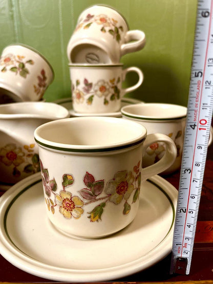 Marks Spencer Autumn Leaves England 14 Piece Tea Set | Oven to Tableware