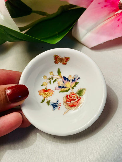 Aynsley Cottage Garden Fine Bone China Trinket Dish 7cm