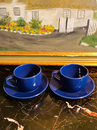 turquoise espresso cups, made in italy cups, modern coffee set, espresso saucers, home barista essentials, colourful kitchenware, café style mugs, vibrant home decor accessories, small cups set