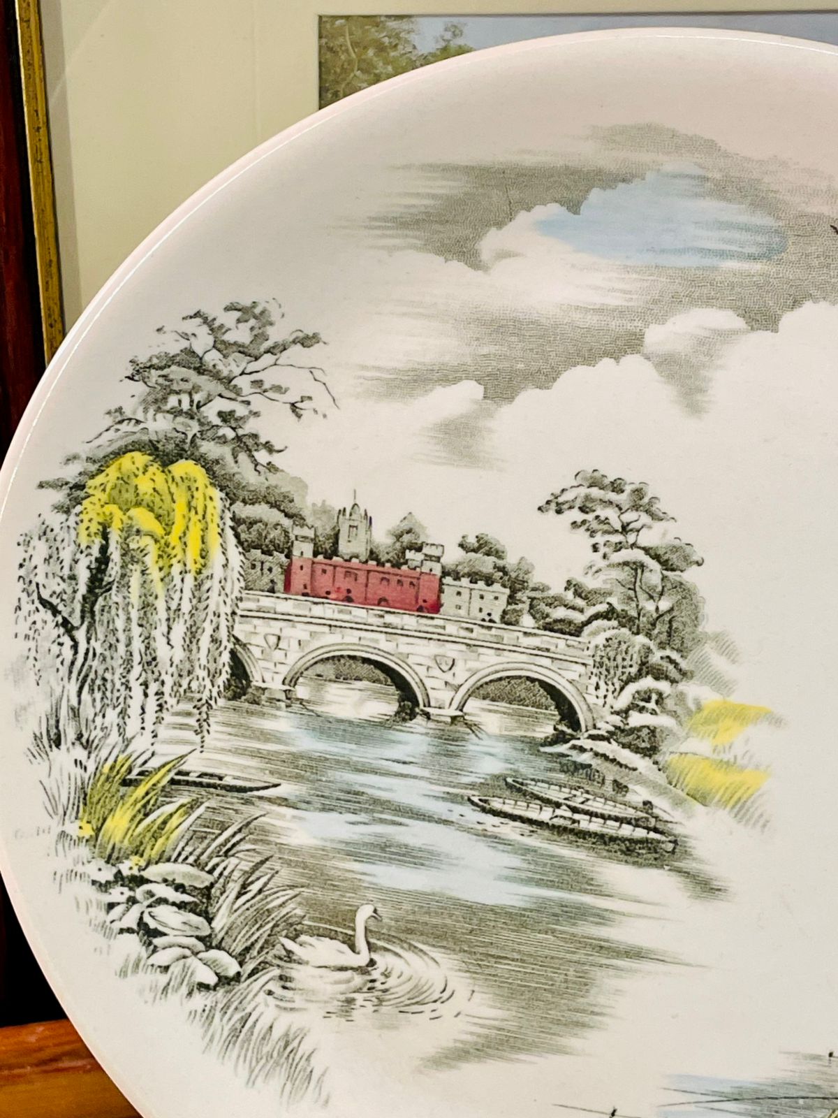Alfred Meakin “Trinity Bridge Cambridge” English Bridges Plate