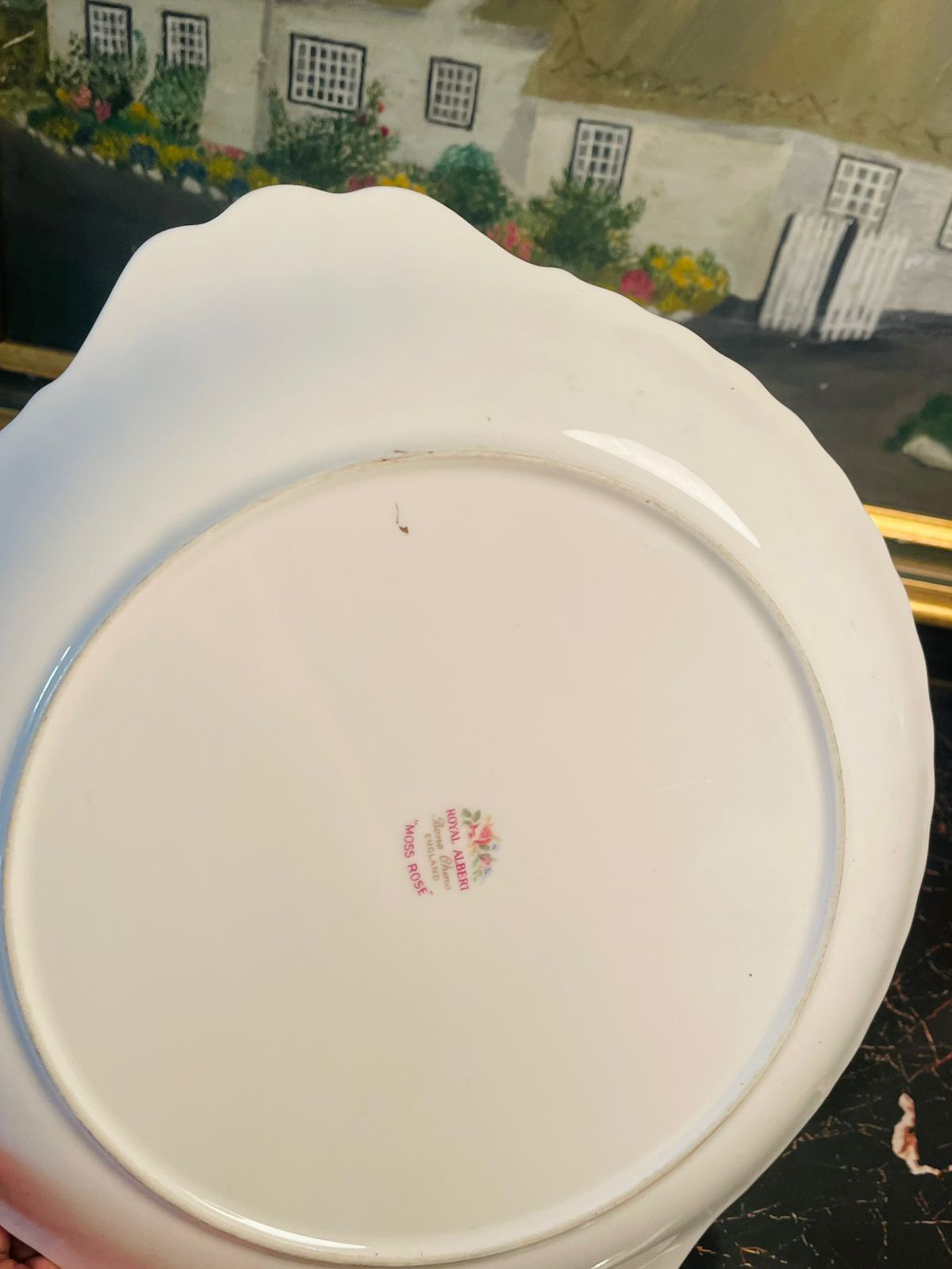 Royal Albert “Moss Rose” Fine Bone China Serving Plate ( 26.5cm ) – England