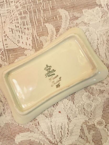 Alka Bavaria Modernist Floral Rectangular Tray 5 inch