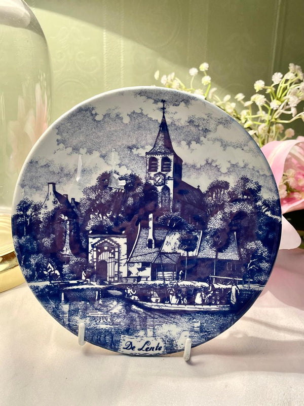 Dutch Blue & White Jan van de Velde Wall Plate 6.5 in