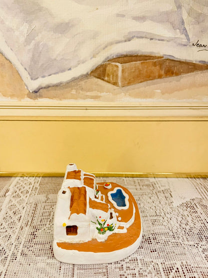 Hand-painted Ceramic Souvenir - "Ibiza & Menora" Villas with Pools – Unique Souvenir from the Mediterranean