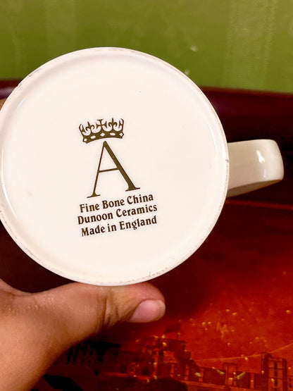 Dunoon Prince Andrew Sarah Ferguson Royal Wedding 1986 Mug Fine Bone China