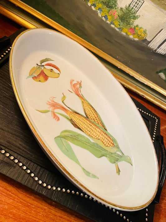 Royal Worcester oval platter, Ceramic Oven Safe, England