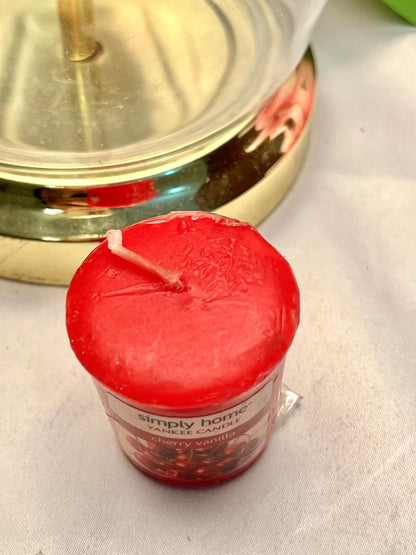 Yankee Candle Simply Home Cherry Vanilla Candle Approx. 6 cm