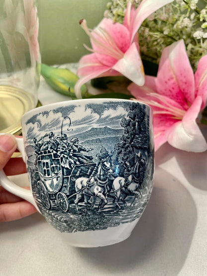 Royal Tudor Ware Coaching Taverns 1828 Soup Mug – England
