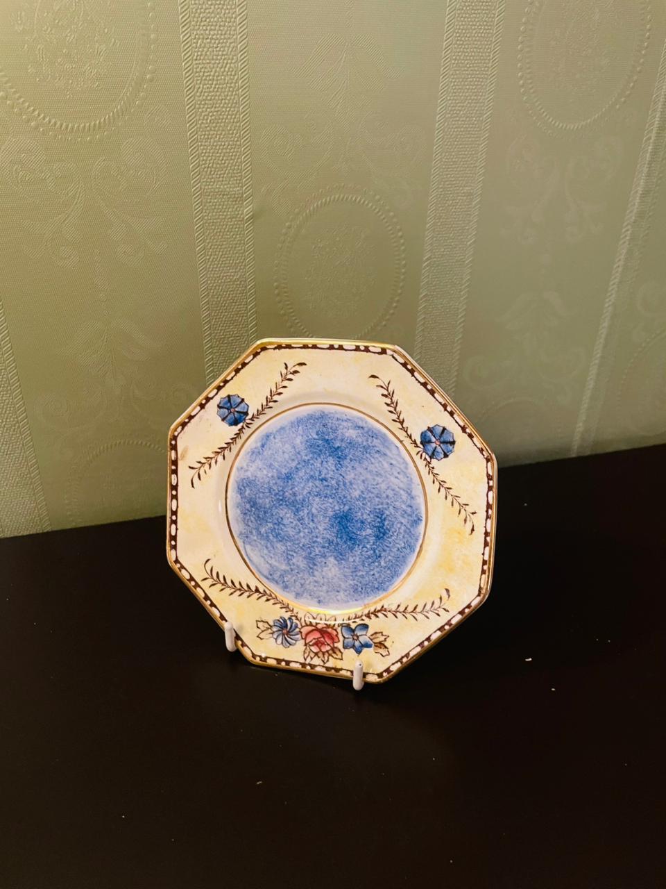 Vintage Chelsea Hand Painted Floral Plate 5" England