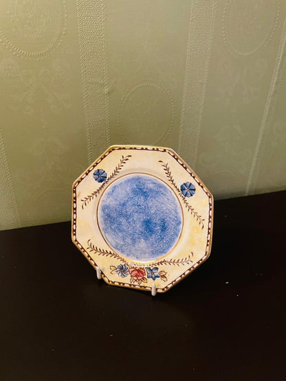 Vintage Chelsea Hand Painted Floral Plate 5" England
