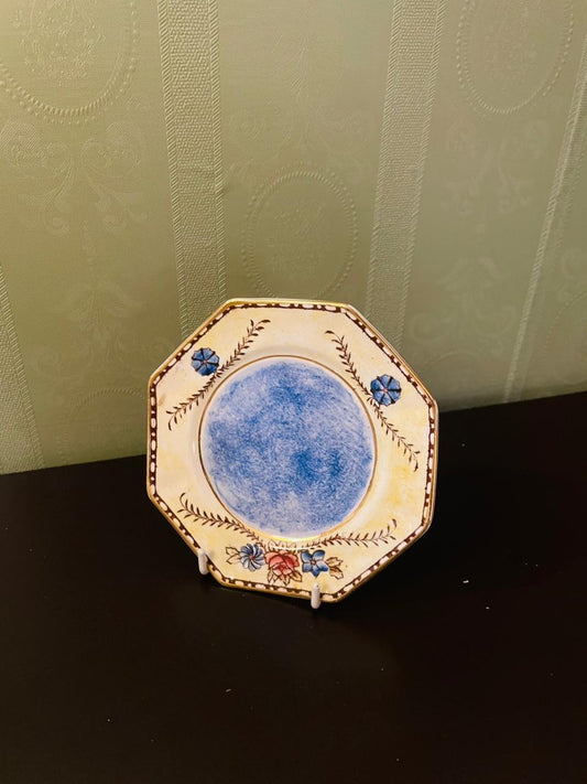 Vintage Chelsea Hand Painted Floral Plate 5" England