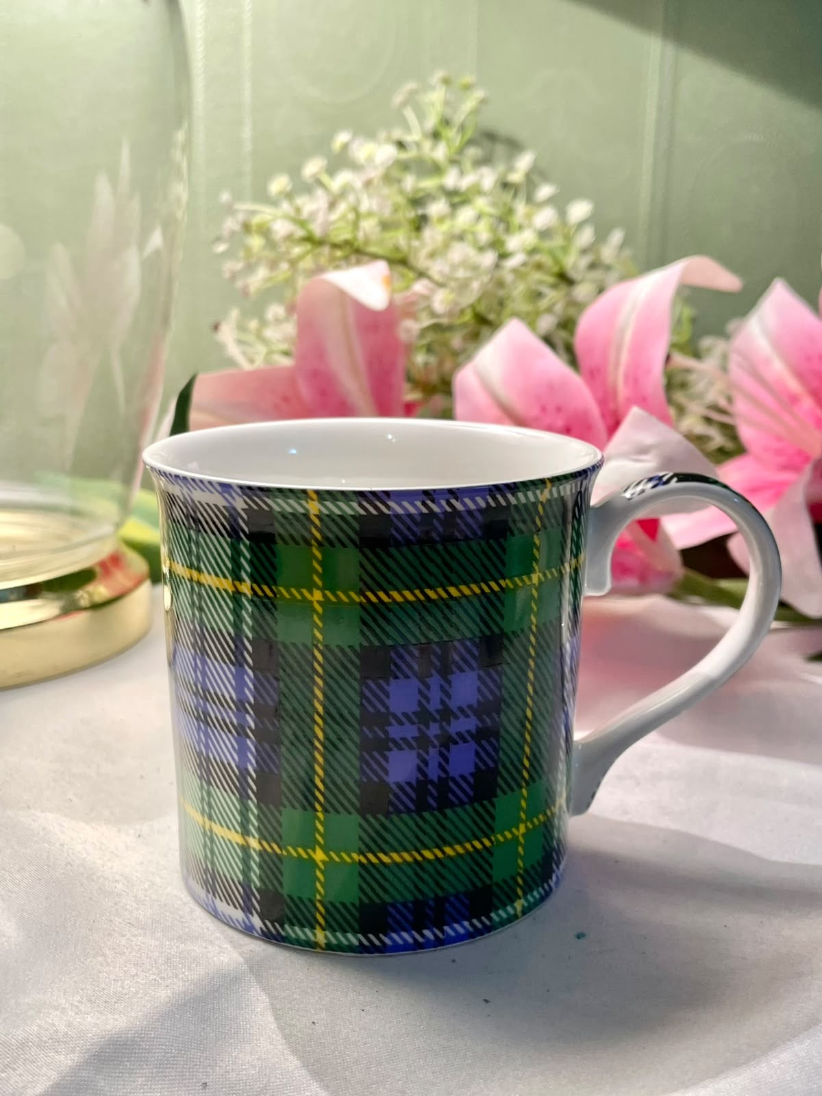 Leonardo Collection Dress Gordon Tartan Fine China Mug 9.5cm