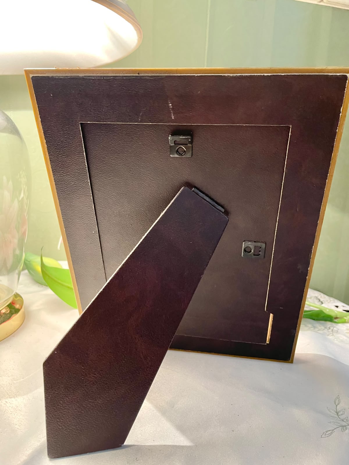 Gold-Tone Rectangular Photo Frame 9 in