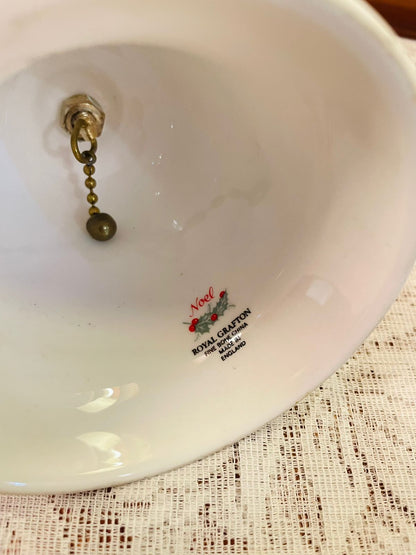 Royal Grafton Noel Holly Bone China Bell