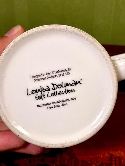 Louisa Doulain Dad’s Motorhome New Bone China Mug – 4"