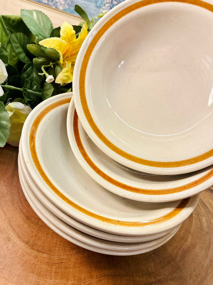 Mountain Wood Stoneware Bowls Set of 6