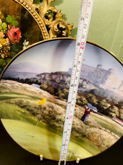The 14th at Royal St. Davids Golf Course Porcelain Decor Plate – A.G. Hobson
