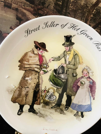 Wedgwood “Street Seller of Hot Green Peas” – The Street Sellers of London Series (1986, Made in England)