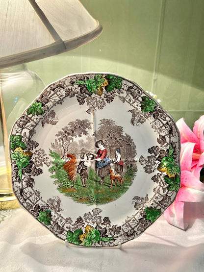 Copeland Spode's Byron Countryside Decorative Plate – 9 Inches