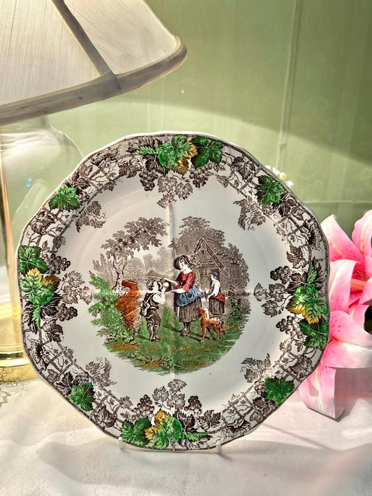 Copeland Spode's Byron Countryside Decorative Plate – 9 Inches