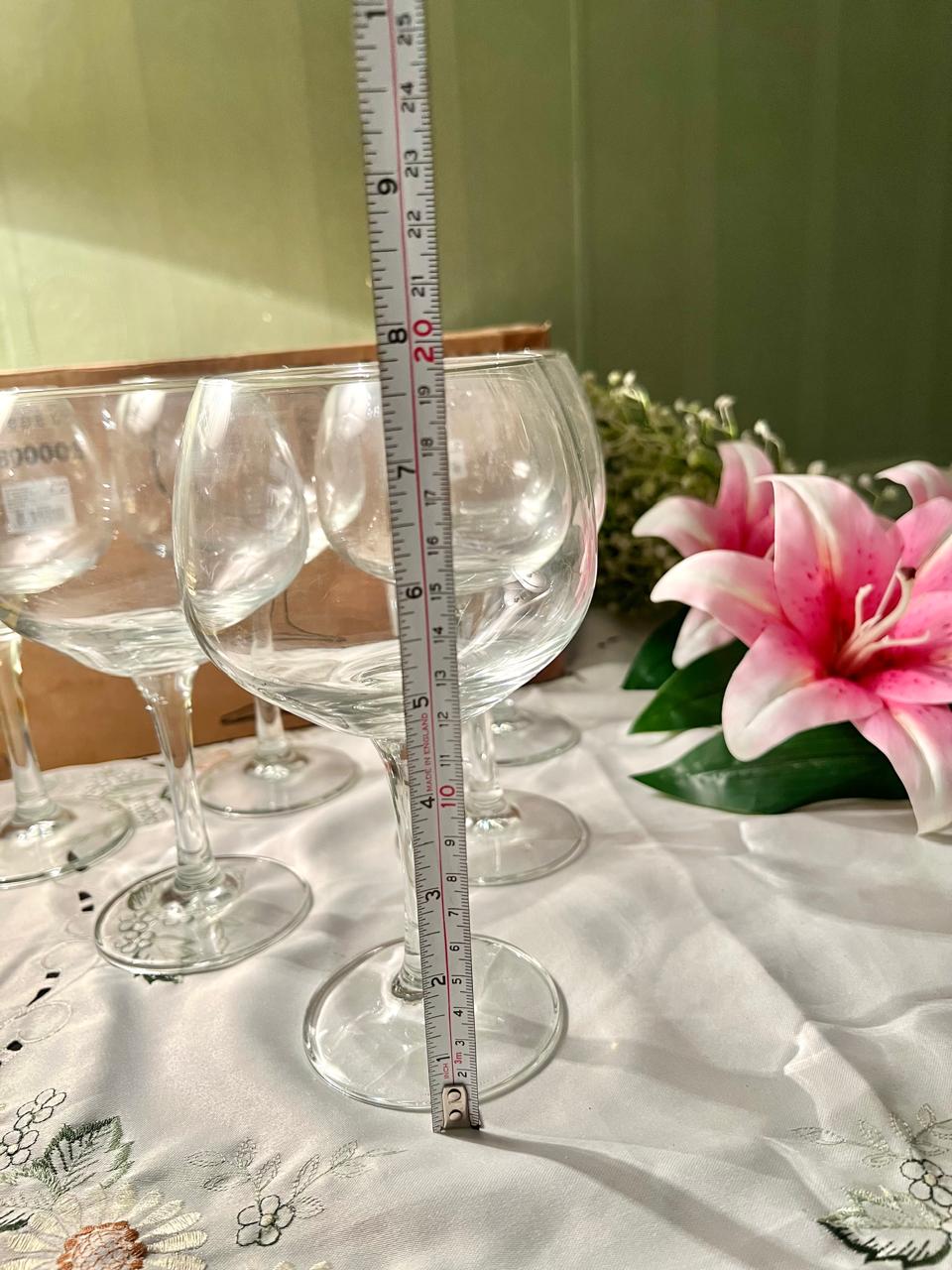 Crystal Tall Glasses Set of 6