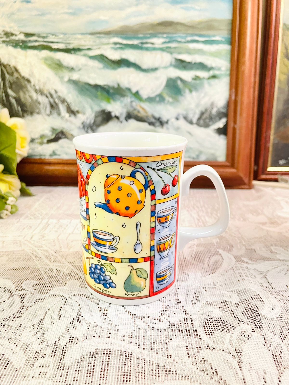 Duchess English Bone China Coffee Break Mugs Pair
