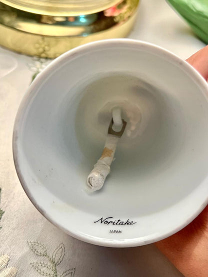 Noritake Japan Floral Ceramic Bell 10 cm
