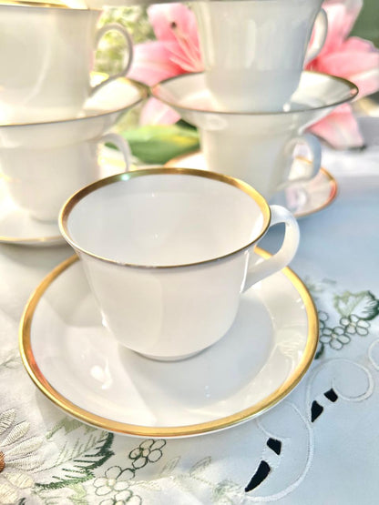 Minton Horizon H5253 Bone China 6 Persons Cup & Saucer Set