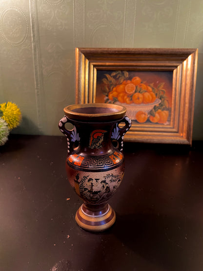 Vintage Greek Revival Amphora Vase – 5.5 Inch