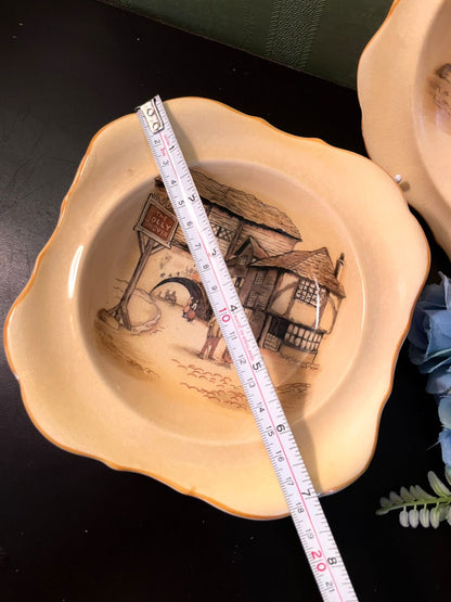English Ware Jolly Drover Bowls Set of 4 – 7 Inch