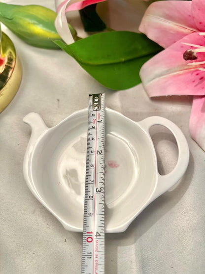Rose Teapot-Shaped Ceramic Tea Bag 10 cm