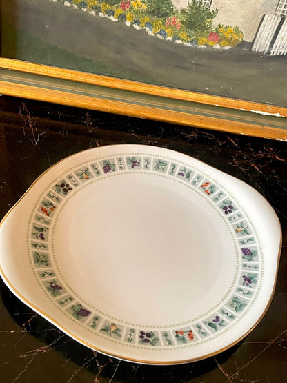 Royal Doulton “Tapestry” Translucent China Cake Plate – England