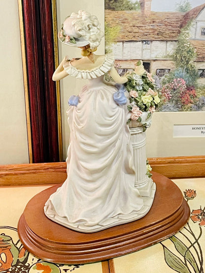 Leonardo Collection Constance Figurine – 11” Floral Victorian Lady