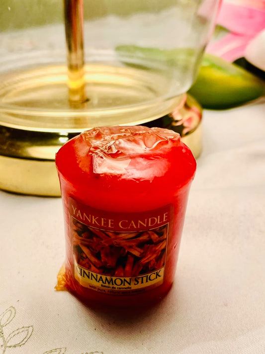 Yankee Candle Cinnamon Stick Red Scented Votive Candle 49g