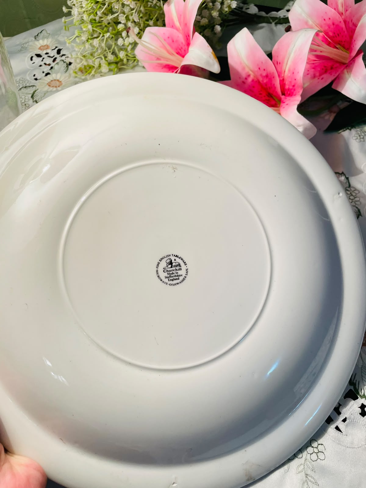 Churchill Pear Design 12.5-Inch Large Serving Platter – Made in England