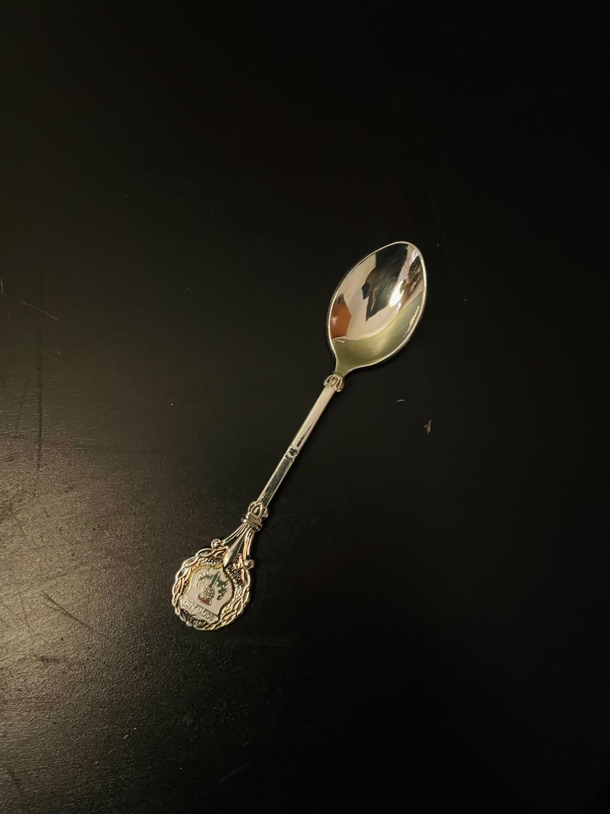 Vintage Silver Plated Souvenir Spoons Set of 3