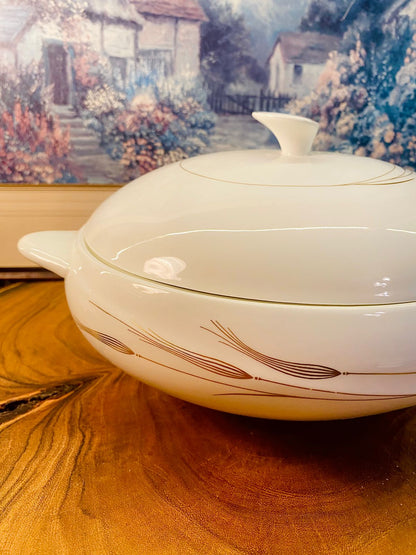 Wedgwood Serenity Bone China Covered Serving Bowl
