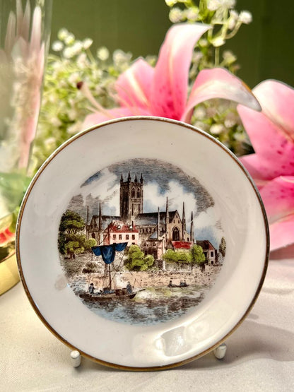 Royal Worcester Fine Bone China Scenic Wall Plate 3.6