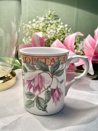 Staffordshire Tableware Floral Fine Bone China Mug 10cm - 1 Piece