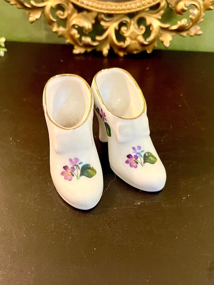 Pair of Mini Ceramic Clogs