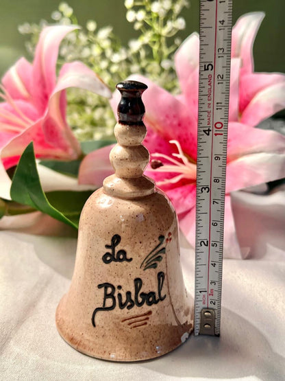 La Bisbal Speckled Ceramic Decorative Bell – 4.5