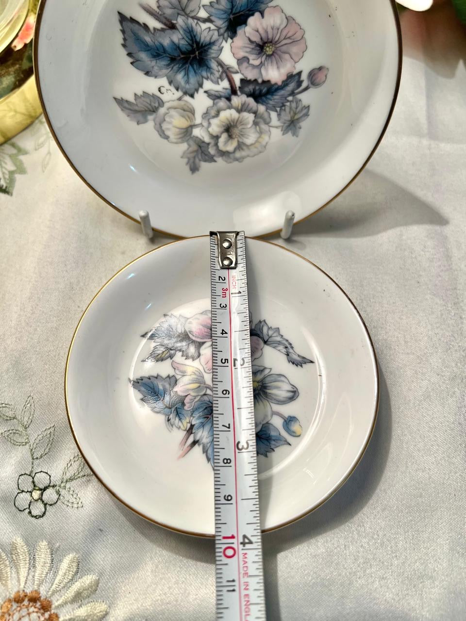 Royal Worcester Fine Bone China Floral Dishes Set of 2 10–11 cm