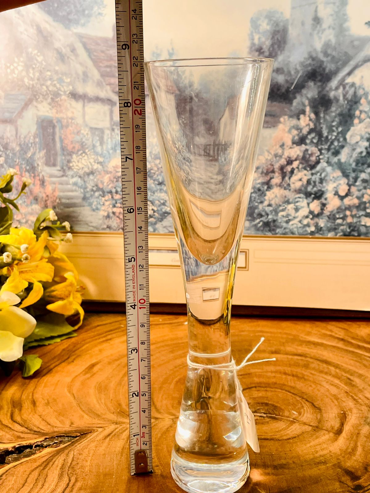Elegant Tall Glass Vase – Minimalist Modern Flower Vase