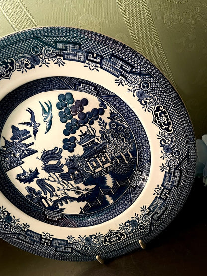 Broadhurst Willow Ironstone Decorative Plate 9 Inch