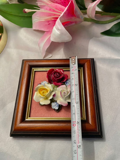 Swangrove Handpainted Bone China Floral Artwork 4.5 Inch